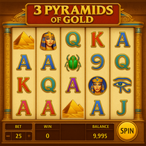 TurboWins - 3 Pyramids of Gold Hold & Win Slot játék