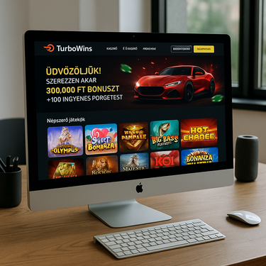 TurboWins Casino - Desktop Platform Interface
